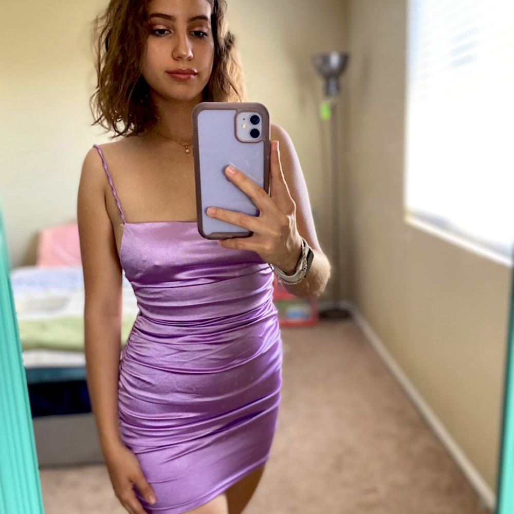 Purple dress